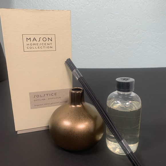 NIB Pottery Barn Diffuser Mason Home-scent Solstia
